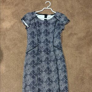 Dynamite Black and White Asymmetrical Dress